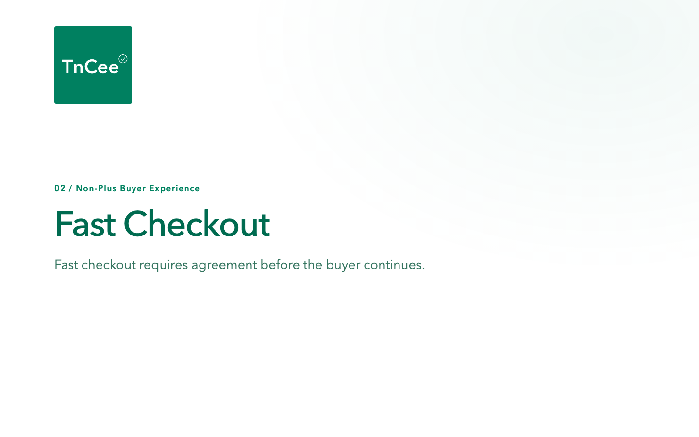 TnCee consent prompt for Buy It Now